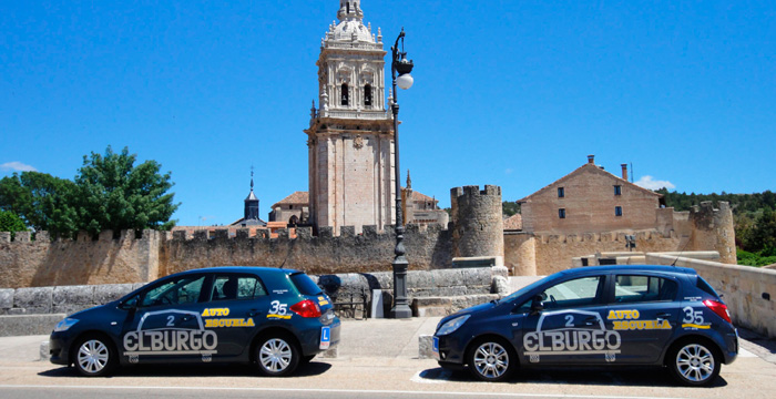 Al fondo murallas y Catedral del Burgo de Osma - Ciudad de Osma